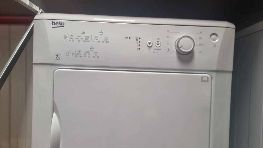 SECADORA 7 KG BEKO EVACUACION BLANCA