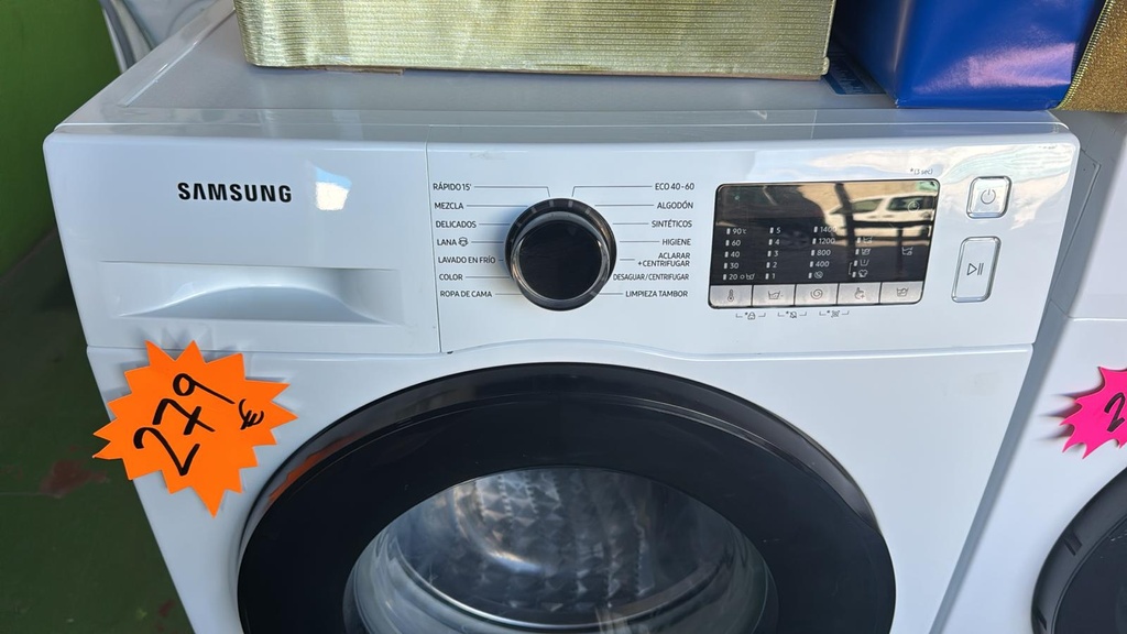 WW80TA046AE LAVADORA 8 KG SAMSUNG 1400 RPM BLANCA CON LAVADO RÁPIDO