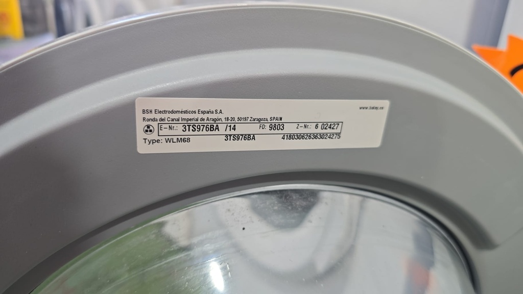 3TS976BA LAVADORA 7 KG BALAY EXTRASILENCE BLANCA