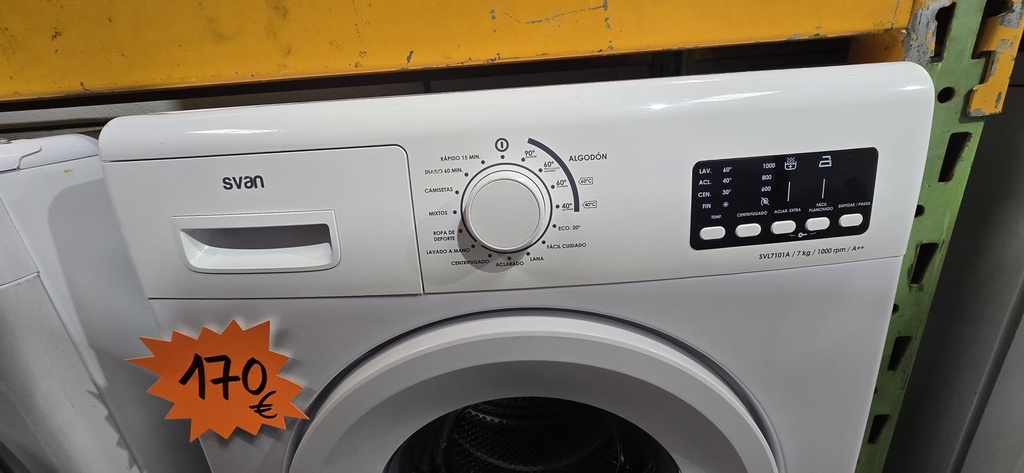 SVL7101A LAVADORA 7 KG SVAN A++ 1000RPM BLANCA