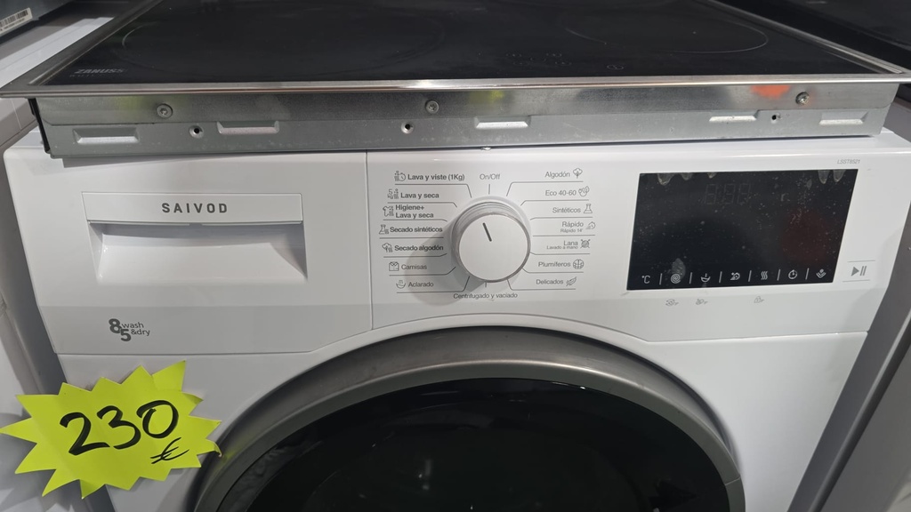 LSST8521 LAVADORA SECADORA 8/5 KG SAIVOD BLANCA 