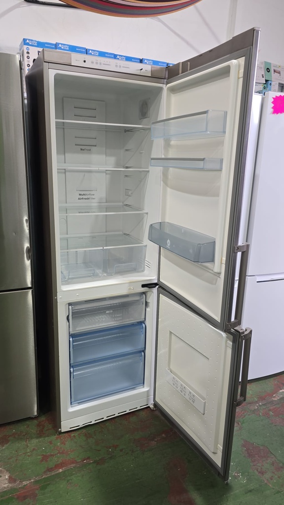 FRIGORIFICO COMBI 185X60 BOSCH ACERO INOX MOD. KGN36Z77