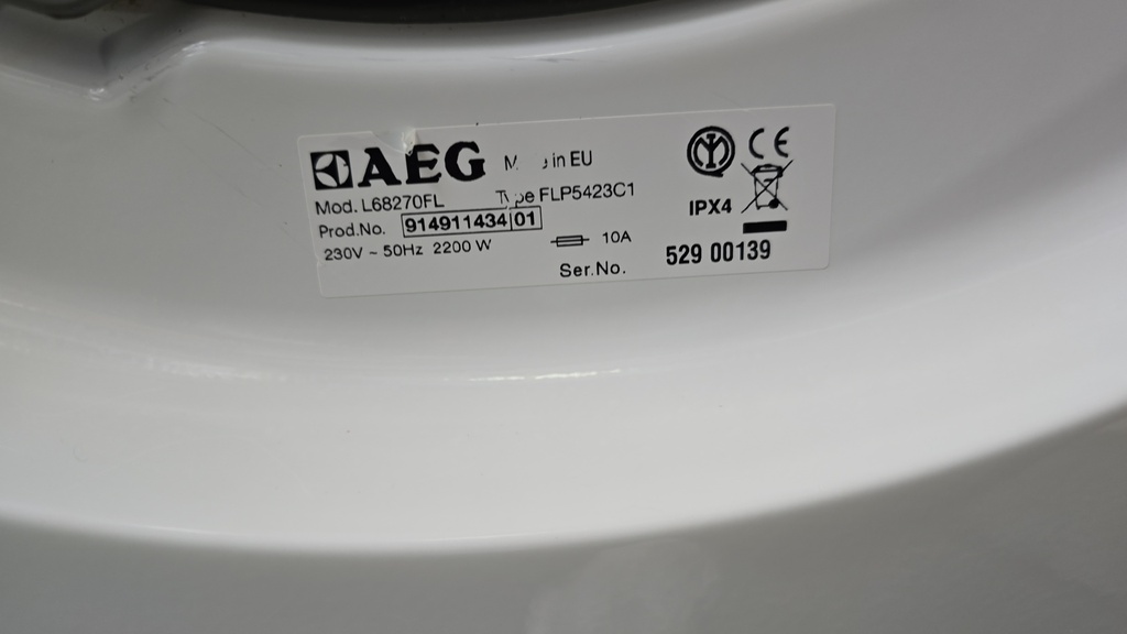 LAVADORA 7 KG AEG MODELO L68270FL