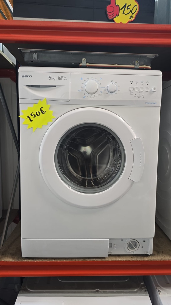 R0398671 LAVADORA 6 KG BEKO A-10% 1200RPM BLANCA 