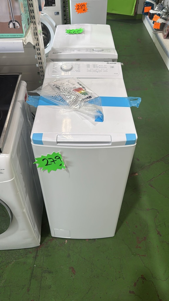 BT37026P LAVADORA CARGA SUPERIOR 7 KG BRANDT 1200 RPM BLANCA