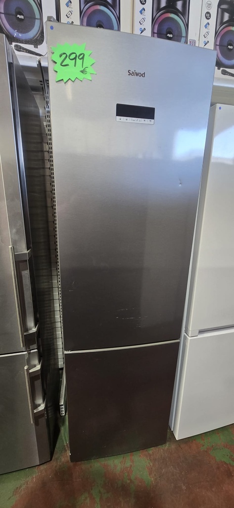 CT206NFI FRIGORIFICO COMBI 200X60 SAIVOD ACERO INOX NO FROST 