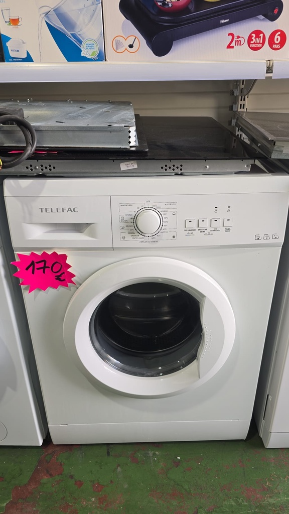 LAVADORA 6 KG A++ TELEFAC BLANCA