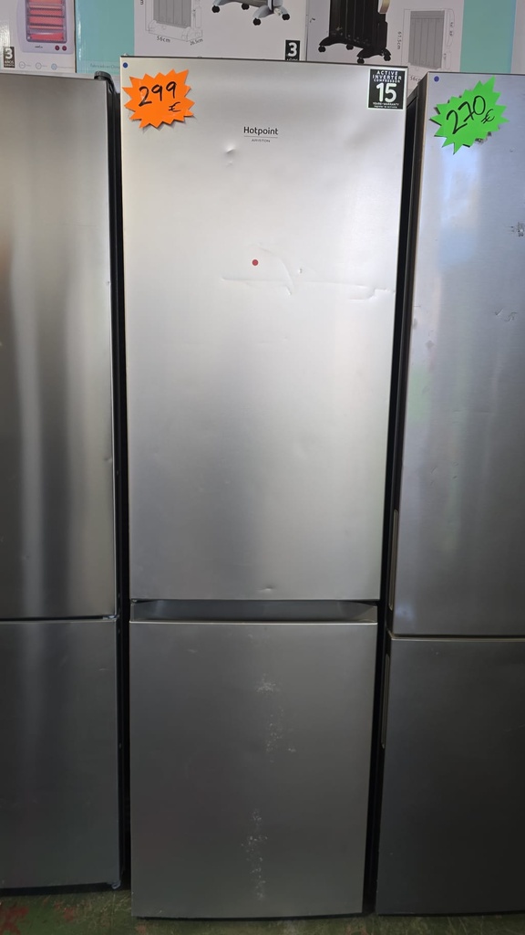 FRIGORIFICO COMBI 200X60 HOTPOINT  ACERO MOD. HAFC9TI32SX