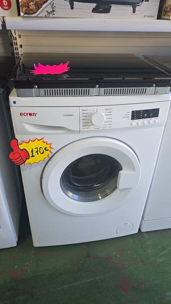 LAVADORA 7 KG ECRON BLANCA MOD. LV1249CF2 