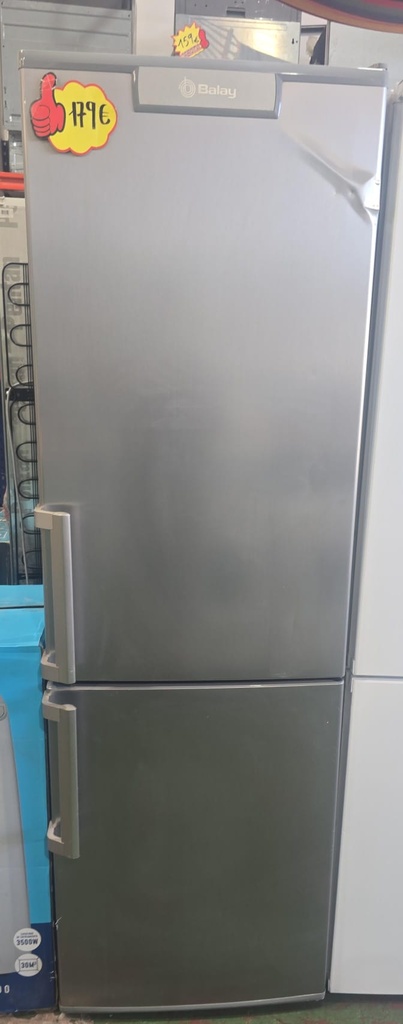 FRIGORIFICO COMBI 185X60 BALAY ACERO NO FROST MOD. 3KF4065E (MALAGA)