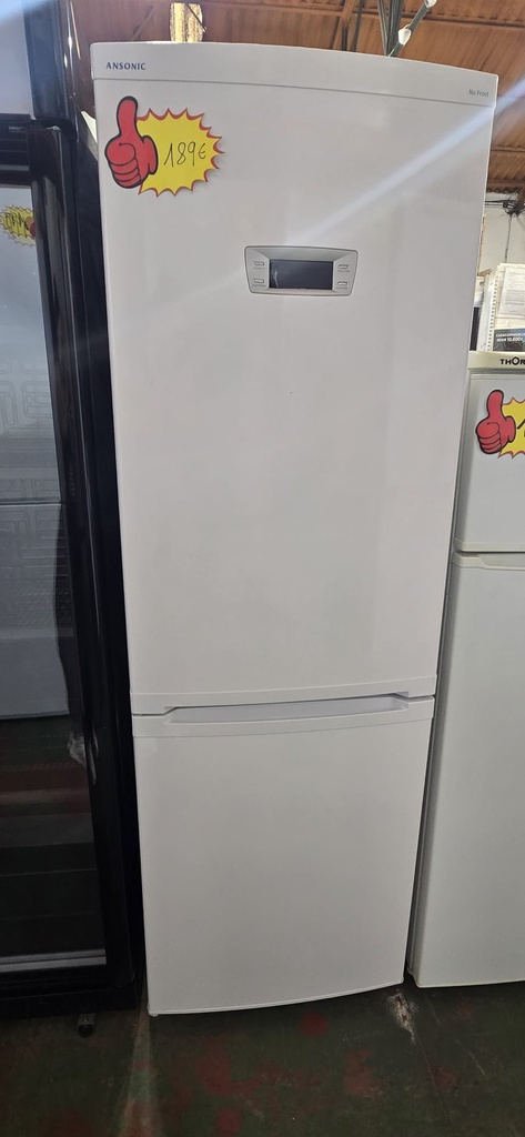 FRIGORIFICO COMBI 185X60CM ANSONIC BLANCO NO FROST