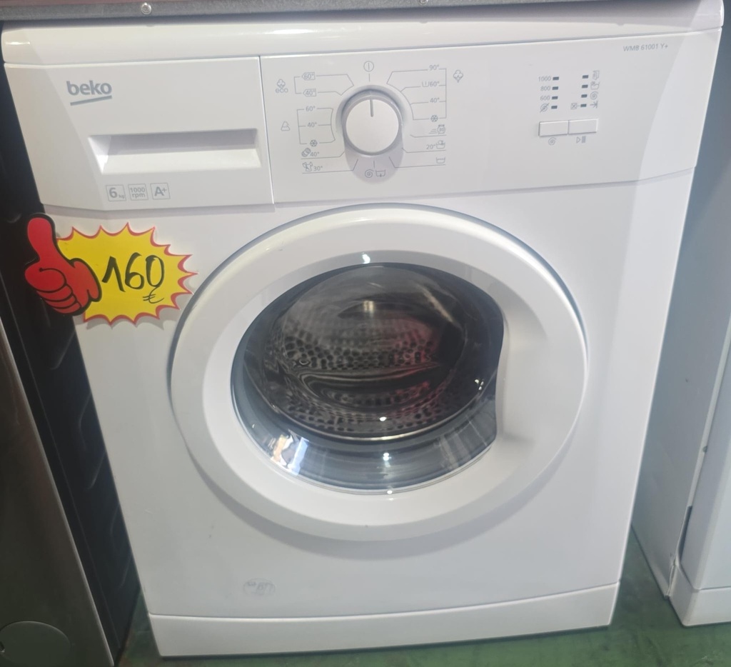 LAVADORA 6 KG BEKO WMB61000Y+