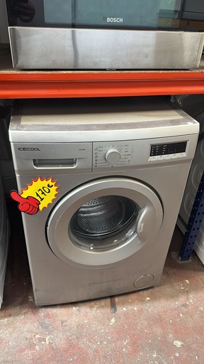R7404818 LAVADORA 6 KG ICECOOL ICD106S 1000 RPM ACERO CON LAVADO RÁPIDO