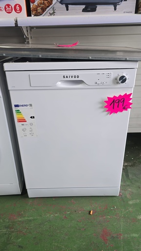 LAVAVAJILLAS SAIVOD 60 CM BLANCO MOD. LVT520