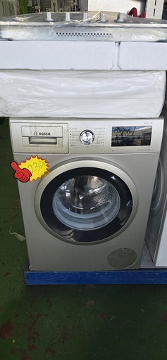 LAVADORA 8 KG BOSCH ACERO INOX MOD. WAN2427XES