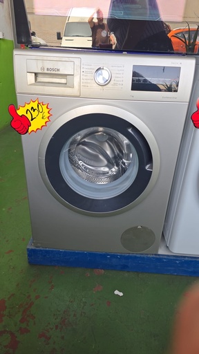 LAVADORA 7 KG BOSCH ACERO INOX MODELO WAN2427XES