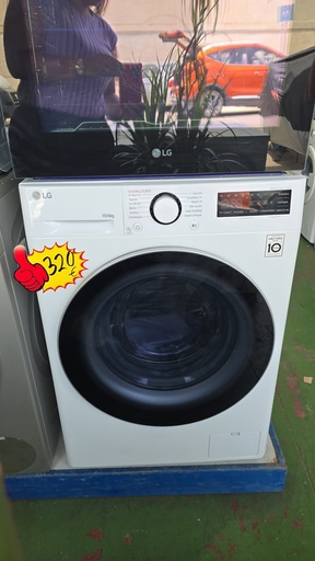 LAVADORA SECADORA 10/6 KG LG MODELO F4DR6010A1W BLANCA