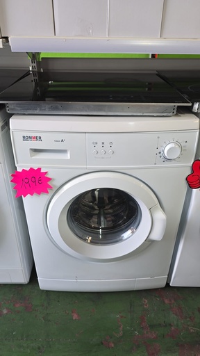 LAVADORA 5 KG ROMMER CLASE A+ BLANCO