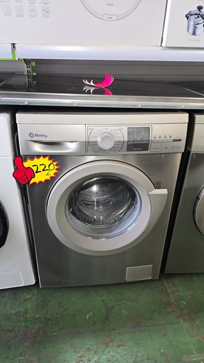 LAVADORA 8 KG BALAY ACERO INOX 