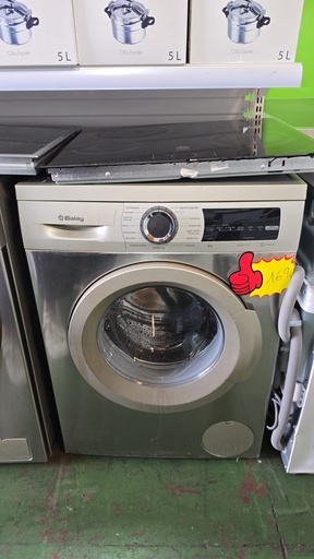 LAVADORA 8 KG BALAY ACERO INOX MODELO 3TS984XT