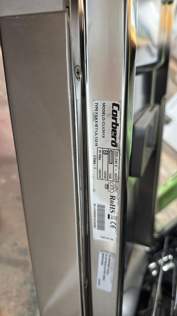 CLV301X LAVAVAJILLAS 45 CM CORBERÓ ACERO INOXIDABLE