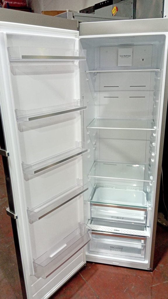 FRIGORÍFICO VERTICAL 185X60 CM FAGOR TOTAL NO FROST INOXIDABLE CON DISPLAY FRONTAL
