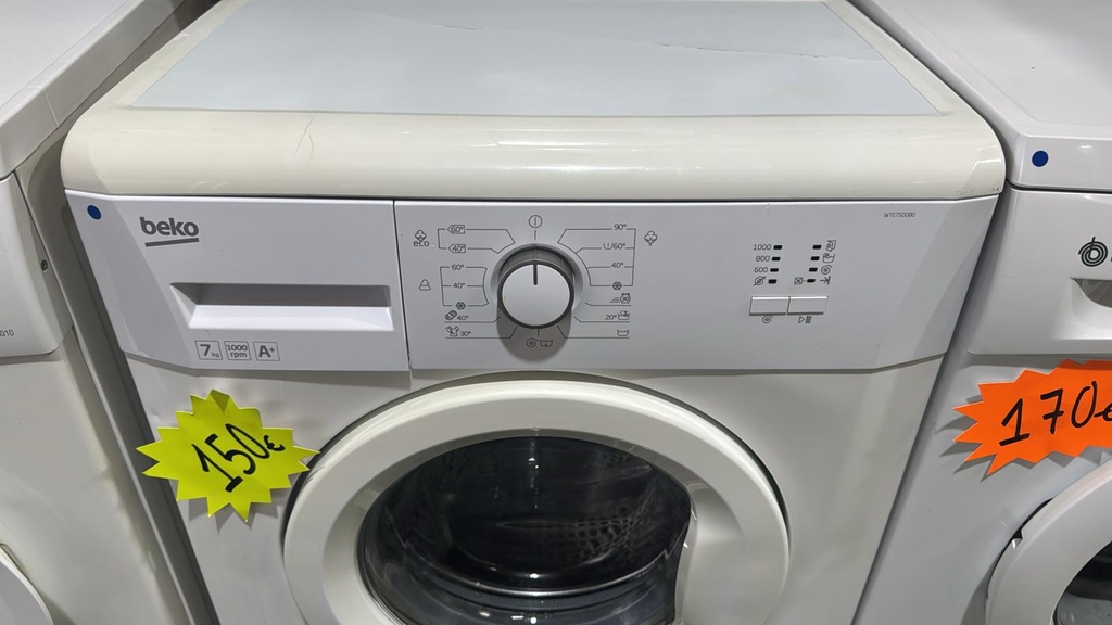 R7449458 LAVADORA 7 KG BEKO WTE7500B0 A+ 1000 RPM BLANCA
