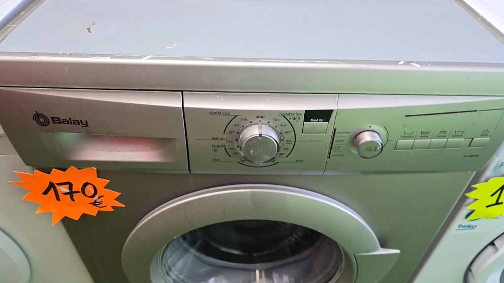 LAVADORA 6 KG BALAY ACERO INOX. MOD. TS660X