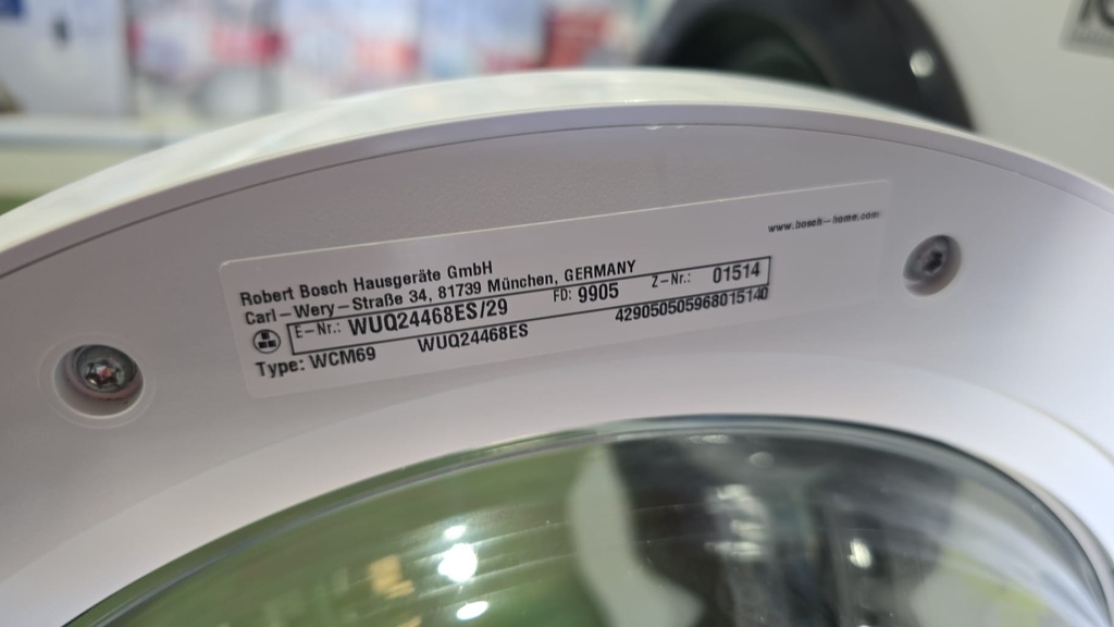 LAVADORA 8 KG BOSCH BLANCA MOD. WUQ24468ES