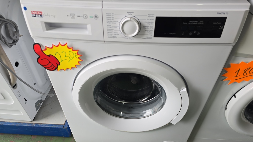 LAVADORA 8 KG NEW POL MODELO NWT0810