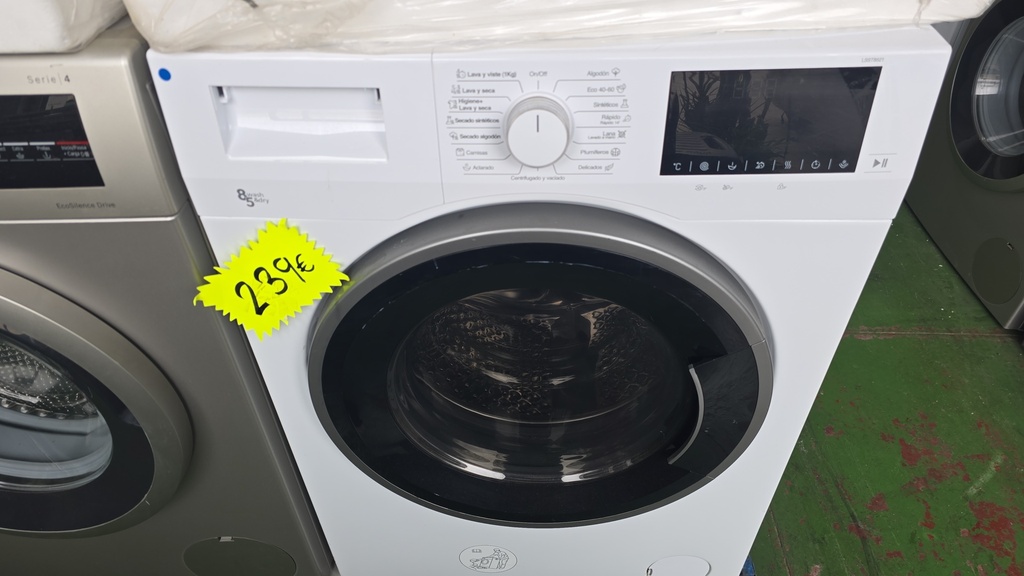 LAVADORA SECADORA 8/5 KG SAIVOD MODELO LSST8521 BLANCA