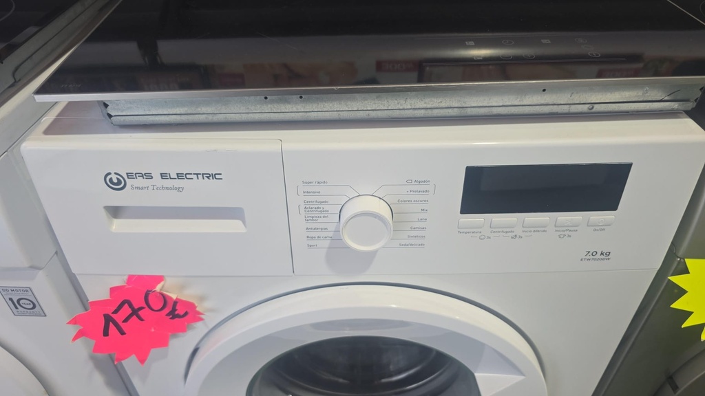 LAVADORA 7 KG EAS ELECTRIC BLANCA MOD. ETW7020DW