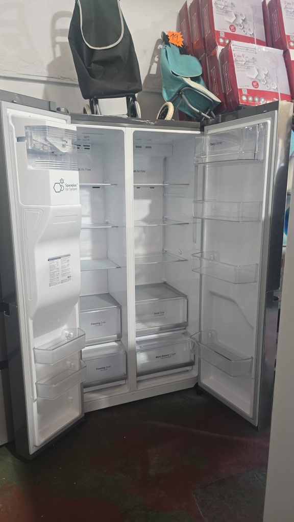 FRIGORIFICO AMERICANO LG 180x92 CM ACERO MODELO 