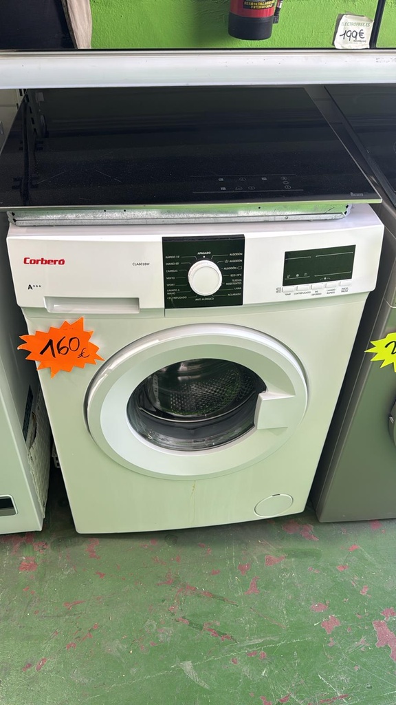 R7381808 LAVADORA 6 KG CORBERÓ CLA6018W A+++ BLANCA CON LAVADO RÁPIDO