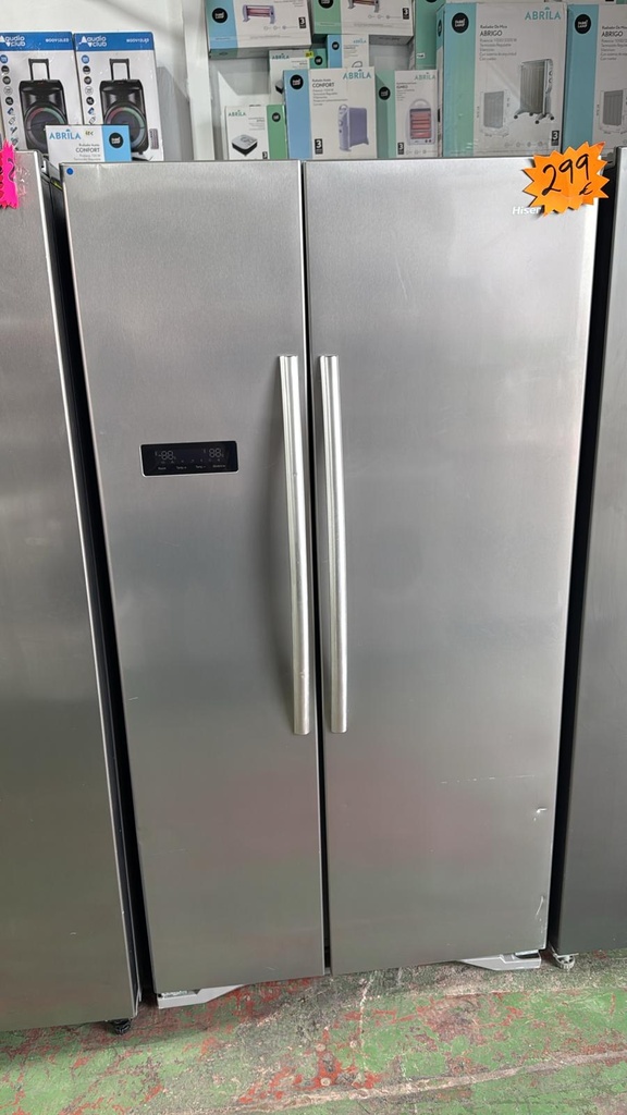 RC-76WS4SKB/CLA1 FRIGORÍFICO AMERICANO 178X91 CM HISENSE TOTAL NO FROST INOXIDABLE 