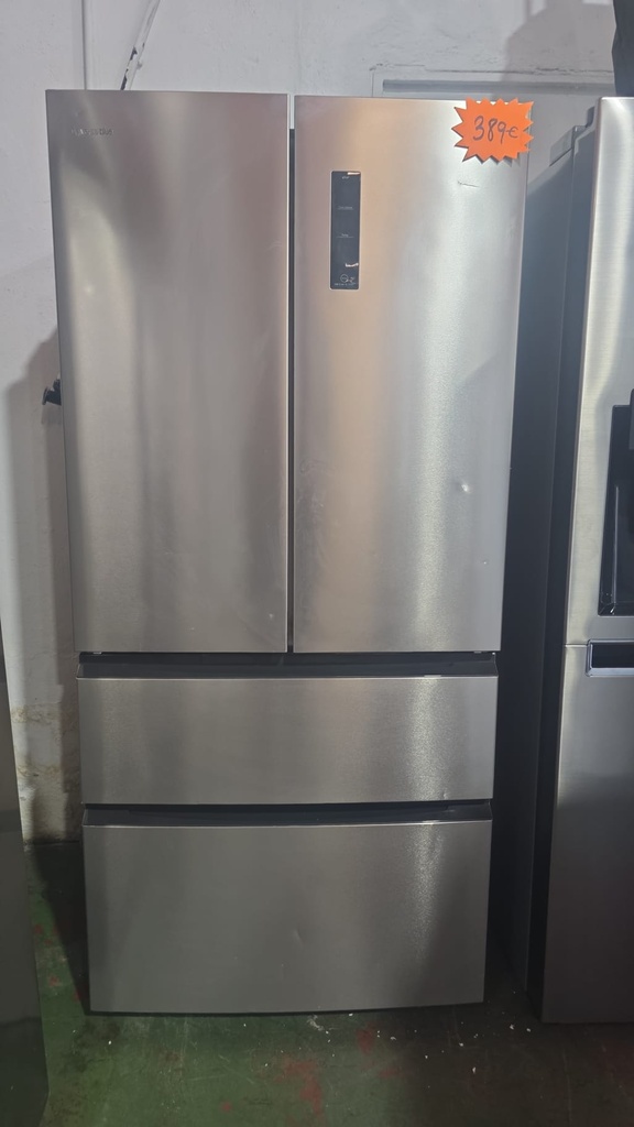 FRIGORIFICO AMERICANO UNIVESAL BLUE ACERO 182x84 CM
