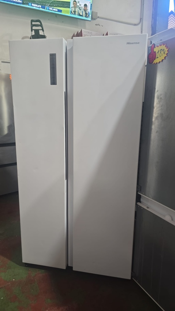 FRIGORIFICO AMERICANO HISENSE 178X90 BLANCO MODELO RS677N4AWF