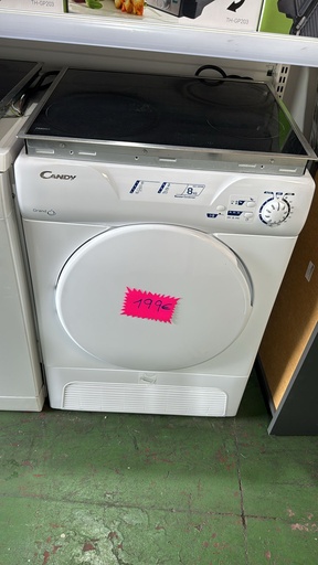 31100539 SECADORA CONDENSACIÓN 8 KG CANDY GRAND COMFORT SENSOR CONDENSER BLANCA
