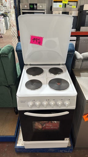 EH4-50GA COCINA DE GAS DE 4 FUEGOS CON HORNO INTEGRADO PKM BLANCA