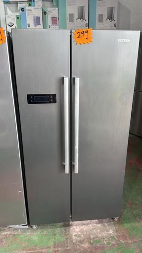 BSBS3693IX FRIGORÍFICO AMERICANO 178X91 CM BECKEN NO FROST INOXIDABLE CON DISPLAY FRONTAL