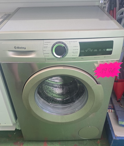 LAVADORA 8 KG BALAY ACERO EXTRASILENCE MOD. 3TS984XT (MALAGA)